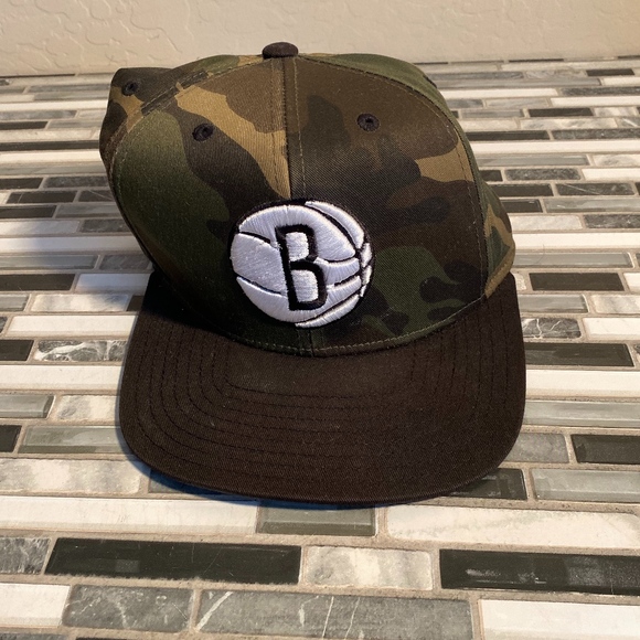adidas Other - Brooklyn nets Adidas  camo snap back hat
